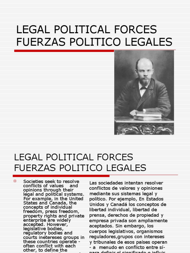 Legal Political Forces | PDF | Business