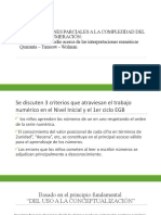 APROXIMACIONES PARCIALES A LA COMPLEJIDAD DEL SISTEMA DE NUMERACIÓN (Quaranta..)