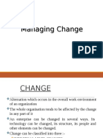 Organizational Change