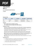 7.2.7 Lab - View Network Device MAC Addresses