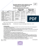 Hotel Management Time Table For May 2023 PDF