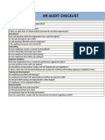 HR Audit Checklist