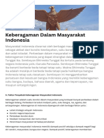 Keberagaman Masyarakat Indonesia