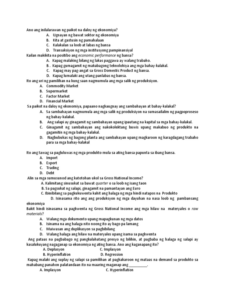 Reviewer 3RD Quarter PDF