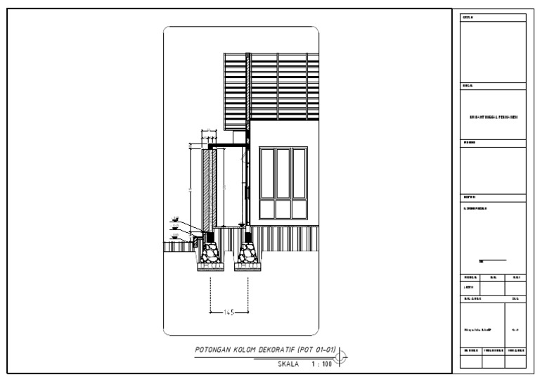 Potongan Kolom Dekoratif PDF | PDF