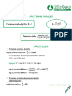 Calculos PT, CREAT y Otros PDF