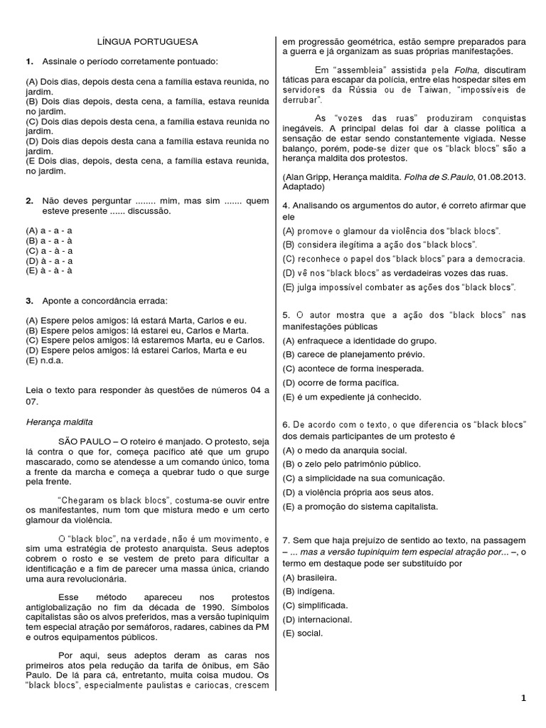 prova 15 UNESP | PDF