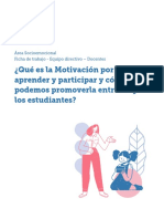 Ficha Socioemocional Motivación Escolar PDF