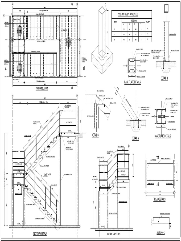 STRUCTURAL STEEL STAIRCASE DETAIL DRAWING PDF visual data 2