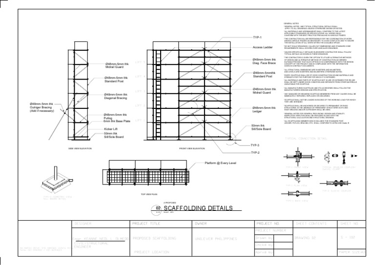Scaffolding Installation Standards Guide | PDF