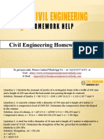 Civil Engineering Homework Help