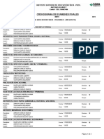 Cronograma - Examen MAYO PDF
