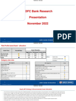 HDFC Bank Research Presentation November 2022