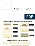 Price Mechanism and its Application