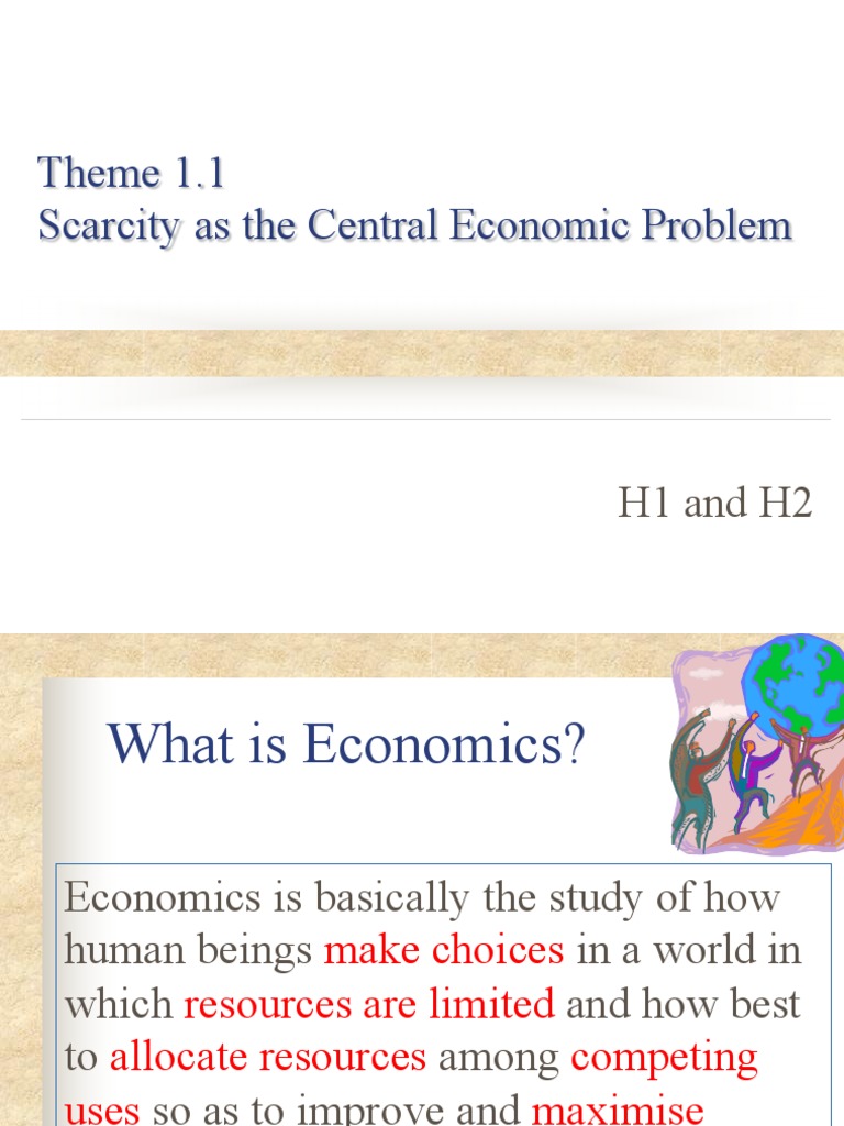Central Economic Problem Meaning