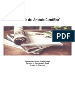 Analisis de Articulo Cientifico - Metodologia de La Investigacion PDF
