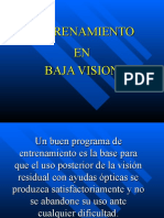 Entrenamiento en Baja Vision