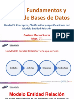 Modelo Entidad Relación - Parte 3 PDF