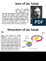 Different Models of An Atom