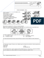 6º Ano - Atividade de Educação Financeira 31-08 e 03-09 PDF