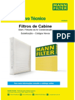 MANN-FILTER - Informativo Tecnico - Linha Leve - Cabine - 123 PDF