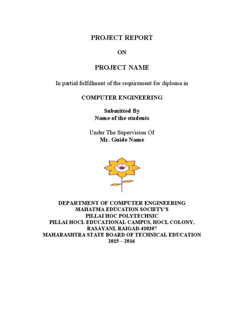 Black Book Cover Page | PDF