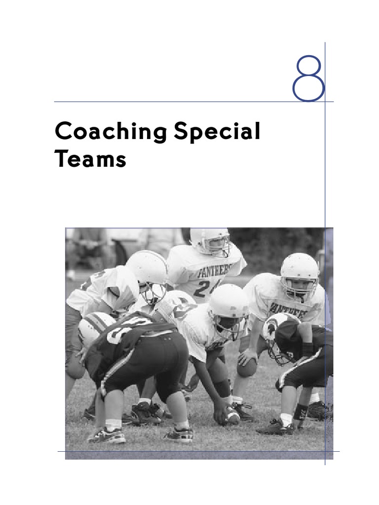 Coaching Special Teams Football Pdf