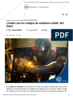 ¿Cuáles Son Los Códigos de Soldadura ASME, API, AWS - Blog Especializado en Noticias de Construcción Minería y Metalurgia - HLC