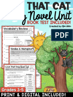 Poetry Novel Unit: Book Test Included!