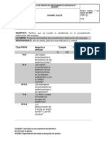 Procedimiento Lista de Chequeo PDF