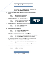 TechniquesforReducingWordinessNEW PDF