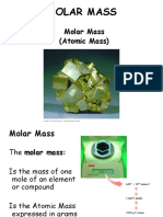Molar Mass - Grade 9