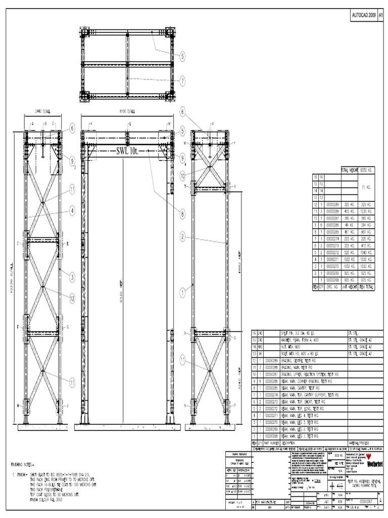 Test Rig Drawings | PDF