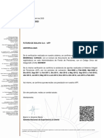 Certificado Afp PDF