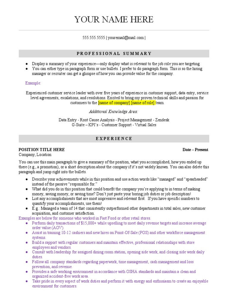 Generic Resume Template v2023 docx - 1684264617