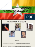 Myanmar Police Force Structure