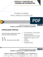 U1 - Clase - Introducción y Estrategia de La Logística y Gestión de La CDS PDF