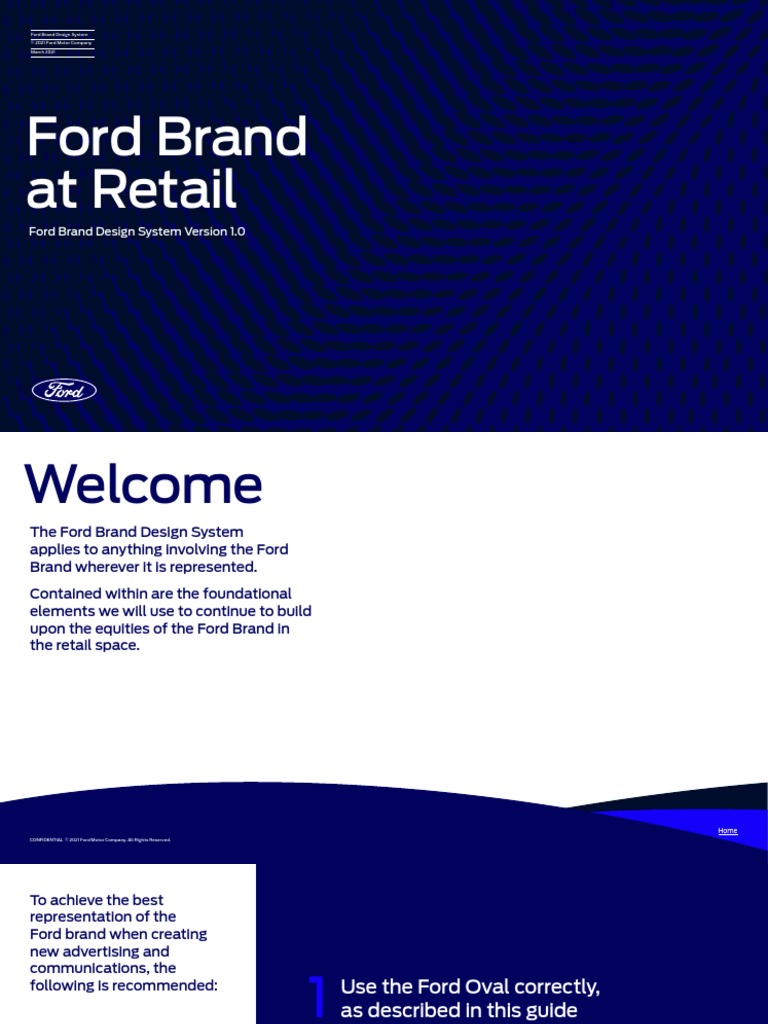 Ford Brand Standards Guide PDF | PDF