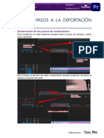 Pasos para La Exportación de Videos PDF