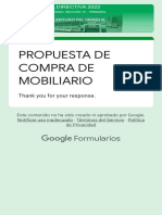 Propuesta de Compra de Mobiliario PDF