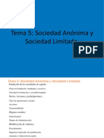 Tema 5. Sociedad Anónima y Sociedad Limitada.v3 PDF