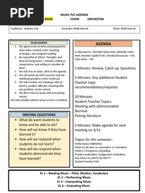 plc agenda 3-7