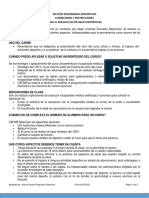Condiciones de Servicio Escuelas Deportivas Ver - No.05 PDF