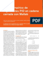 Ajuste Empírico de PID Con Matlab