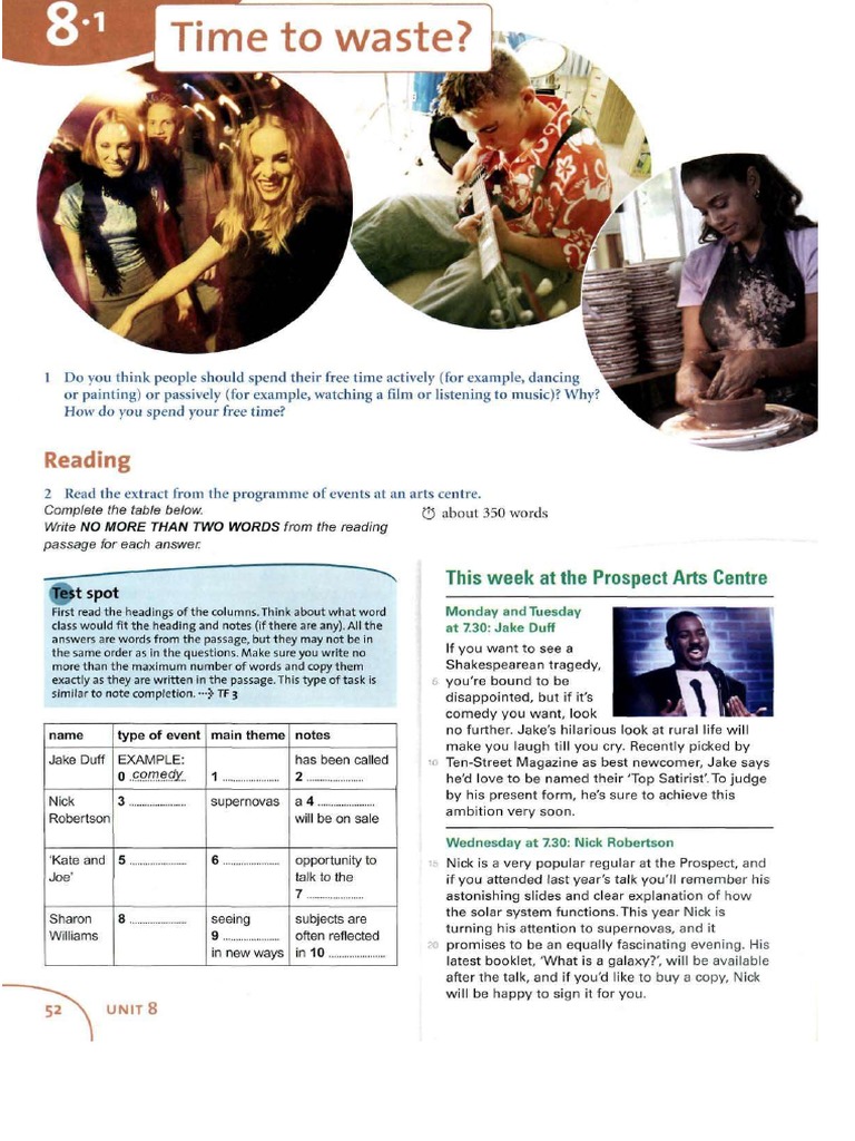 Leisure Activities PDF PDF