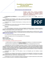 Decreto Nº 8506-15 - Regulamenta o FATCA No Brasil PDF