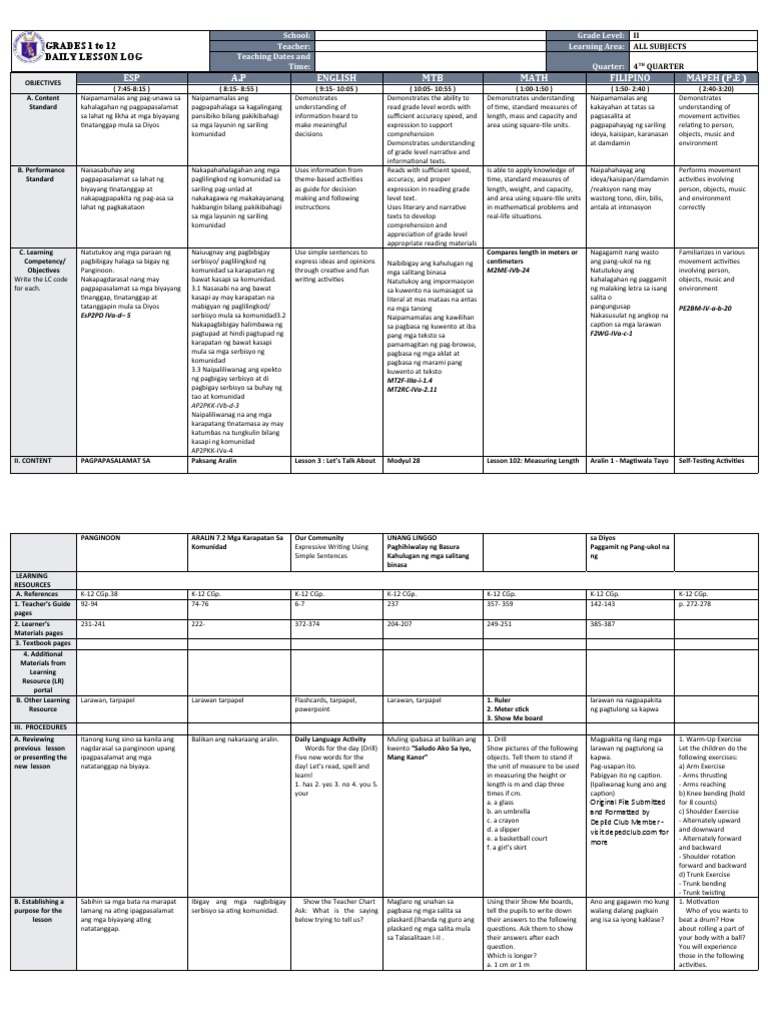 Dll all subjects 2 q4 w1 d3 pdf