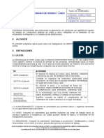 Hseq PG05 Programa de Orden y Aseo