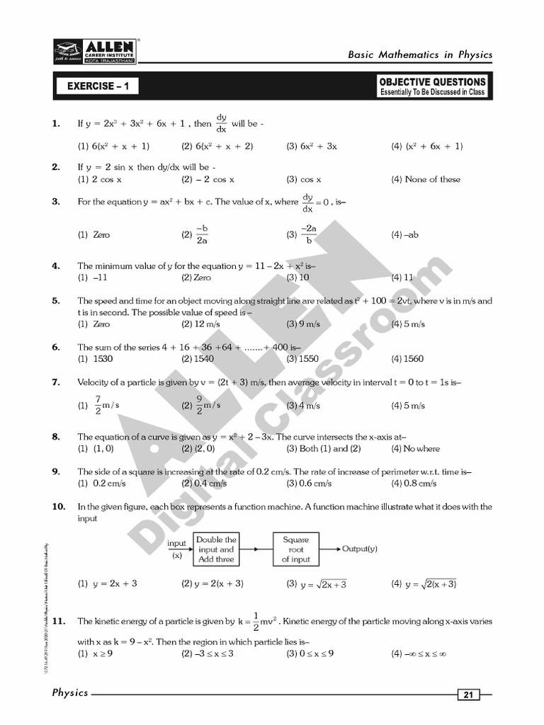 Basic maths exercise 1 pdf pdf