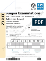 Masters Exam Template FF120